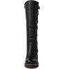 GLOBALWIN Women’s Boots Back Lace Up Fall Winter Fashion Knee High Boots For Women(22yy08 Black)