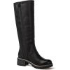 GLOBALWIN Women’s Boots Back Lace Up Fall Winter Fashion Knee High Boots For Women(22yy08 Black)
