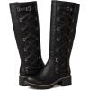 GLOBALWIN Women’s Boots Back Lace Up Fall Winter Fashion Knee High Boots For Women(22yy08 Black)
