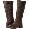GLOBALWIN Women’s Boots Back Lace Up Fall Winter Fashion Knee High Boots For Women(22yy08 Brown)