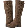 GLOBALWIN Women’s Boots Back Lace Up Fall Winter Fashion Knee High Boots For Women(22yy08 Camel2)