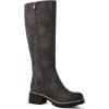 GLOBALWIN Women’s Boots Back Lace Up Fall Winter Fashion Knee High Boots For Women(22yy08 Grey)