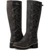 GLOBALWIN Women’s Boots Back Lace Up Fall Winter Fashion Knee High Boots For Women(22yy08 Grey)