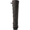 GLOBALWIN Women’s Boots Back Lace Up Fall Winter Fashion Knee High Boots For Women(22yy08 Grey)