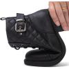 GLOBALWIN Women’s Combat Boots Ankle Booties Fashion Comfortable Boots For Women(21yy03 Black)