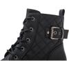 GLOBALWIN Women’s Combat Boots Ankle Booties Fashion Comfortable Boots For Women(21yy03 Black)