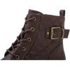 GLOBALWIN Women’s Combat Boots Ankle Booties Fashion Comfortable Boots For Women(21yy03 Brown)