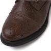 GLOBALWIN Women’s Combat Boots Ankle Booties Fashion Comfortable Boots For Women(21yy03 Brown)