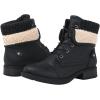 GLOBALWIN Women’s Combat Boots Dressy Lace Up Ankle Boots For Women Low Heel(1815black)