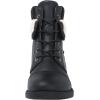 GLOBALWIN Women’s Combat Boots Dressy Lace Up Ankle Boots For Women Low Heel(1815black)