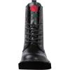 GLOBALWIN Women’s Combat Boots Lace Up Boots For Women Ankle Booties For Women Low Heel(19yy27 Black)