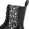 GLOBALWIN Women’s Combat Boots Lace Up Boots For Women Ankle Booties For Women Low Heel(21yy17 Black)