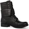 GLOBALWIN Women’s Fashion Low Heels Lace Up Ankle Boots(22yy06 Black)