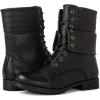 GLOBALWIN Women’s Fashion Low Heels Lace Up Ankle Boots(22yy06 Black)