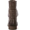 GLOBALWIN Women’s Fashion Low Heels Lace Up Ankle Boots(22yy06 Brown)