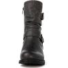 GLOBALWIN Women’s Fur Booties Fashion Combat Ankle Boots For Women(17yy12 Grey2)