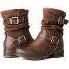 GLOBALWIN Women’s Fur Booties Fashion Combat Ankle Boots For Women(17yy12brown)