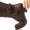 GLOBALWIN Women’s Knee High Fashion Boots For Women(21yy10 Brown)