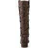 GLOBALWIN Women’s Knee High Fashion Boots Riding Boots For Women(21yy10 Brown2)