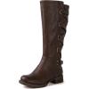 GLOBALWIN Women’s Knee High Fashion Boots Riding Boots For Women(21yy10 Brown2)