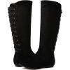 GLOBALWIN Women’s Knee-High Fashion Boots Wide Calf Flat Dressy Fall Winter Fashion Boots For Women(22yy02 Black)