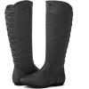 GLOBALWIN Women’s Knee-High Fashion Boots Wide Calf Flat Dressy Fall Winter Fashion Boots For Women(22yy02 Grey)