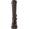 GLOBALWIN Women’s Knee-High Riding Boots Tall Fashion Boots with Chunky Low Heel & Side Zipper Everyday Wear Casual Boots For Women(19yy15 Brown2)
