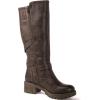 GLOBALWIN Women’s Knee-High Riding Boots Tall Fashion Boots with Chunky Low Heel & Side Zipper Everyday Wear Casual Boots For Women(19yy15 Brown2)