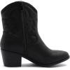 GLOBALWIN Women’s Mid Calf The Western Cowboy Boots Fashion Cowgirl Boots For Women Low Heel(22yy10 Black2)