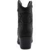 GLOBALWIN Women’s Mid Calf The Western Cowboy Boots Fashion Cowgirl Boots For Women Low Heel(22yy10 Black2)