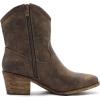 GLOBALWIN Women’s Mid Calf The Western Cowboy Boots Fashion Cowgirl Boots For Women Low Heel(22yy10 Brown 1)