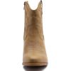 GLOBALWIN Women’s Mid Calf The Western Cowboy Boots Fashion Cowgirl Boots For Women Low Heel(22yy10 Kahki)