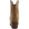 GLOBALWIN Women’s Mid Calf The Western Cowboy Boots Fashion Cowgirl Boots For Women Low Heel(22yy10 Kahki)
