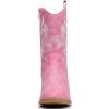 GLOBALWIN Women’s Mid Calf The Western Cowgirl Boots Fashion Cowboy Boots For Women Chunky Low Heel(19yy17pink)