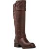GLOBALWIN Women’s Quilted Knee High Boots Low Heel Comfortable Fashion Dressy Riding Boots For Women(19yy03brown)