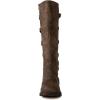 GLOBALWIN Women’s Quilted Knee High Fashion Boots Strappy Boots For Women(21yy10 Camel2)