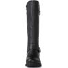 GLOBALWIN Women’s Quilted Knee-High Fashion Dressy Riding Boots(17yy01 Black3)