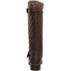 GLOBALWIN Women’s Quilted Knee-High Fashion Dressy Riding Boots(17yy01 Brown)