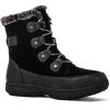 GLOBALWIN Women’s Snow Boots Waterproof Ankle Booties Winter Boots For Women, Insulated Warm Black Fur Boots, Non-Slip Outdoor Hiking Boots For Rain and Snow(1817 Black2)