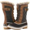 GLOBALWIN Women’s Asymmetrical Mid-Calf Fashion Snow Boots(1908brown/Grey)