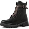 GLOBALWIN Women’s Combat Boots Lace Up Boots For Women Ankle Booties For Women Low Heel(22yy03 Black)