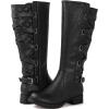GLOBALWIN Women’s Knee High Fashion Boots Riding Boots For Women(21yy10 Black2)