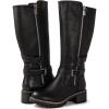 GLOBALWIN Women’s Knee-High Riding Boots Tall Fashion Boots with Chunky Low Heel & Side Zipper Everyday Wear Casual Boots For Women(19yy15 Black2)