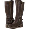 GLOBALWIN Women’s Knee-High Riding Boots Tall Fashion Boots with Chunky Low Heel & Side Zipper Everyday Wear Casual Boots For Women(19yy15 Brown2)