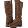 GLOBALWIN Women’s Knee-High Riding Boots Tall Fashion Boots with Chunky Low Heel & Side Zipper Everyday Wear Casual Boots For Women(19yy15 Camel2)