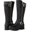 GLOBALWIN Women’s Quilted Knee-High Fashion Dressy Riding Boots(17yy01 Black3)