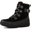 GLOBALWIN Women’s Snow Boots Waterproof Ankle Booties Winter Boots For Women, Insulated Warm Black Fur Boots, Non-Slip Outdoor Hiking Boots For Rain and Snow(1817 Black3)