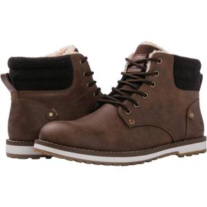 GLOBALWIN Men’s Moc Toe Winter Combat Boots(1926brown)