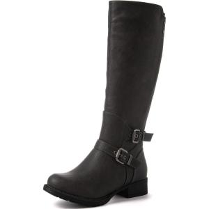 GLOBALWIN Women’s Knee High Fashion Boots For Women(21yy10 Grey)