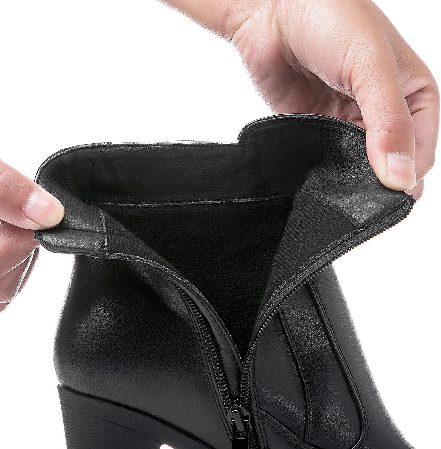 imageGLOBALWIN Womens High Heel Boots For Women21yy06black